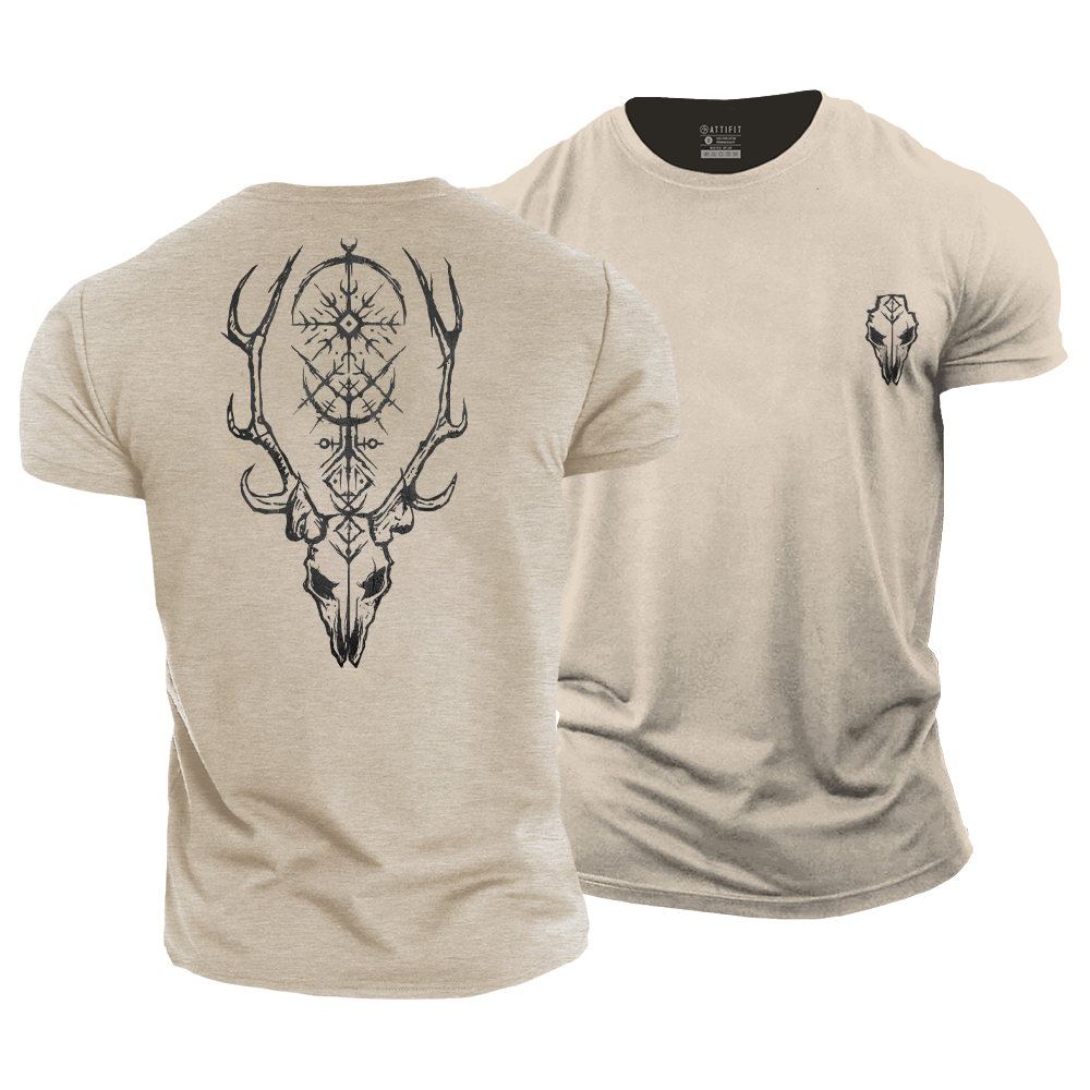 Viking Elk Cotton T-Shirt