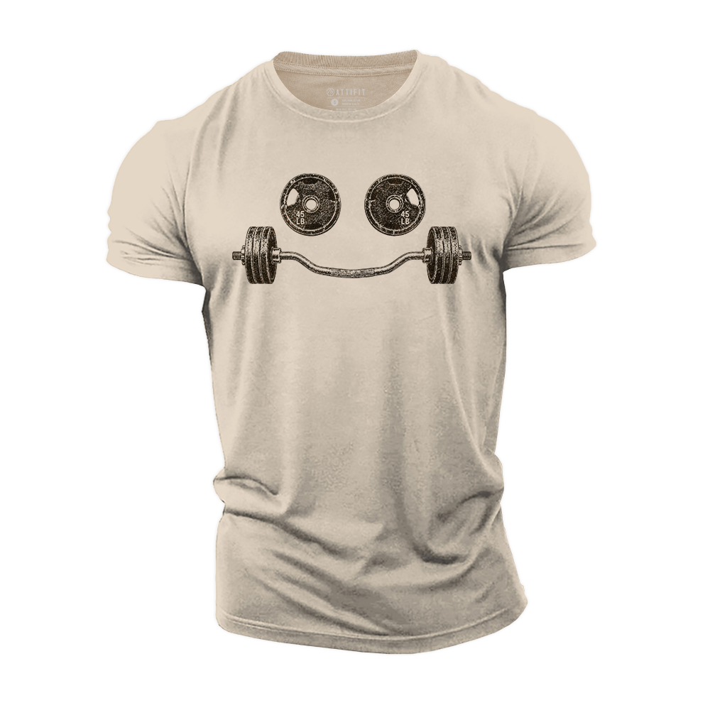 Iron Face Smile Cotton T-Shirt