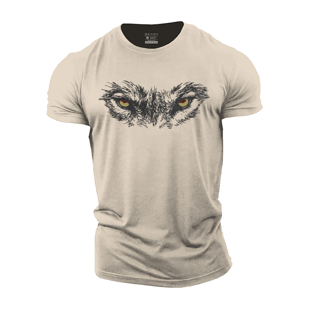 Wolf Eyes Cotton T-Shirt