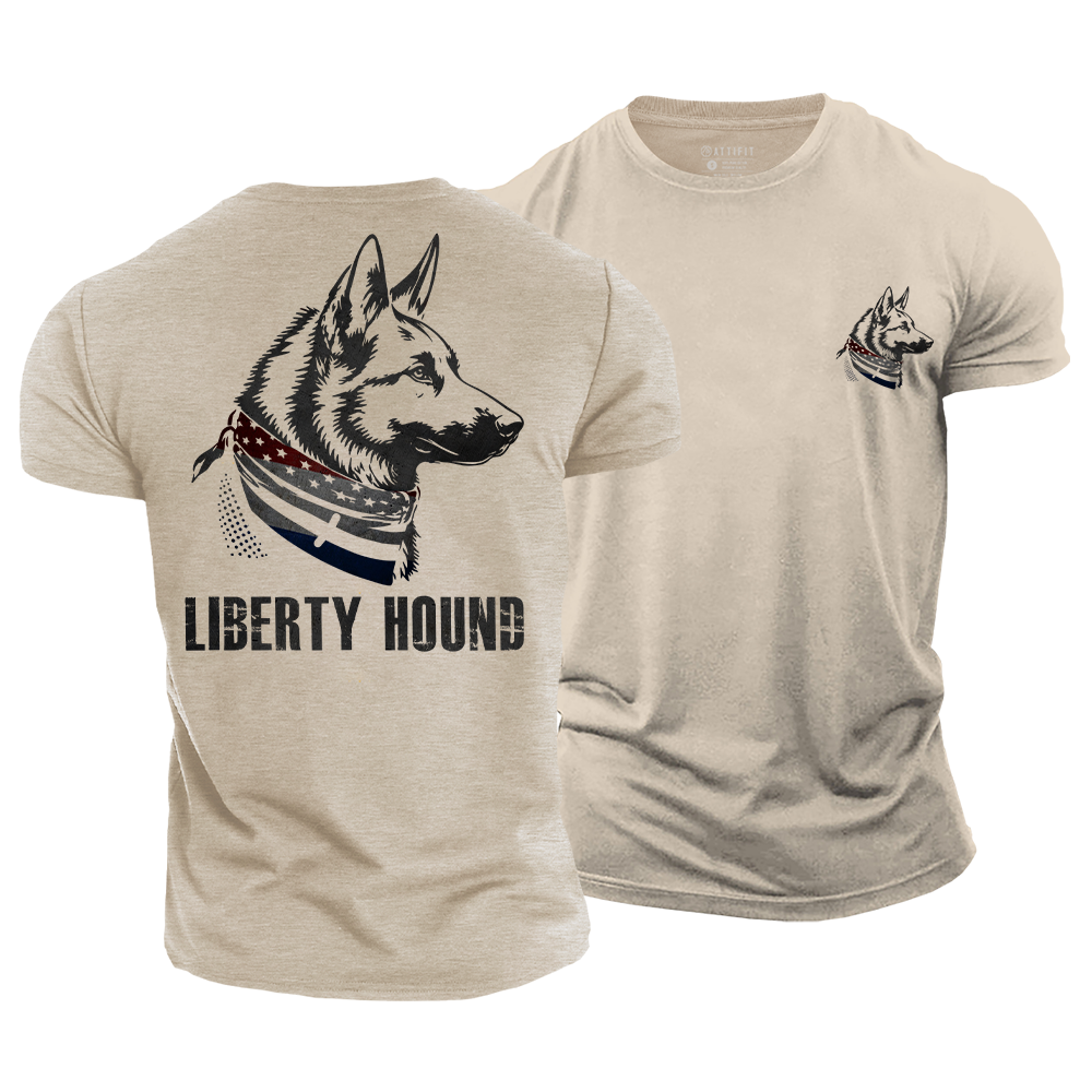 Liberty Hound Cotton T-Shirt