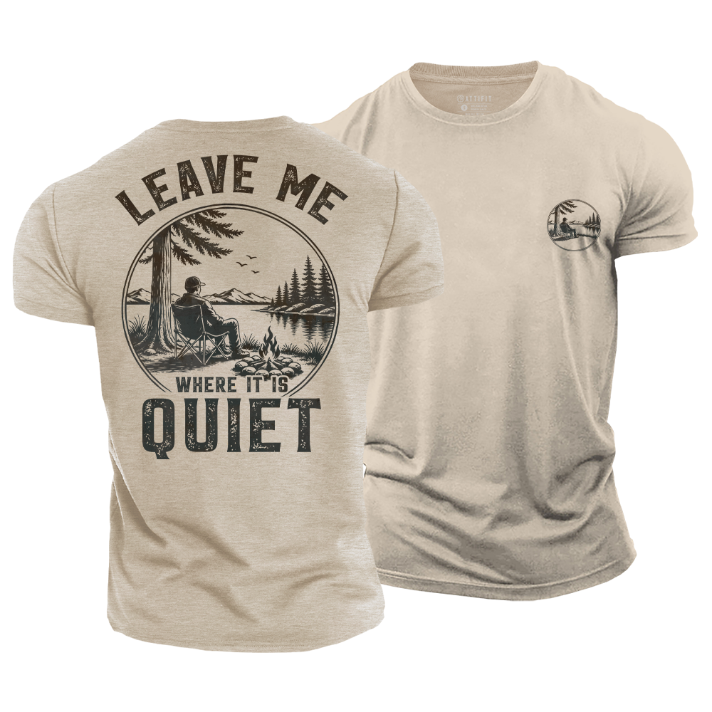Leave Me in Peace Cotton T-Shirt