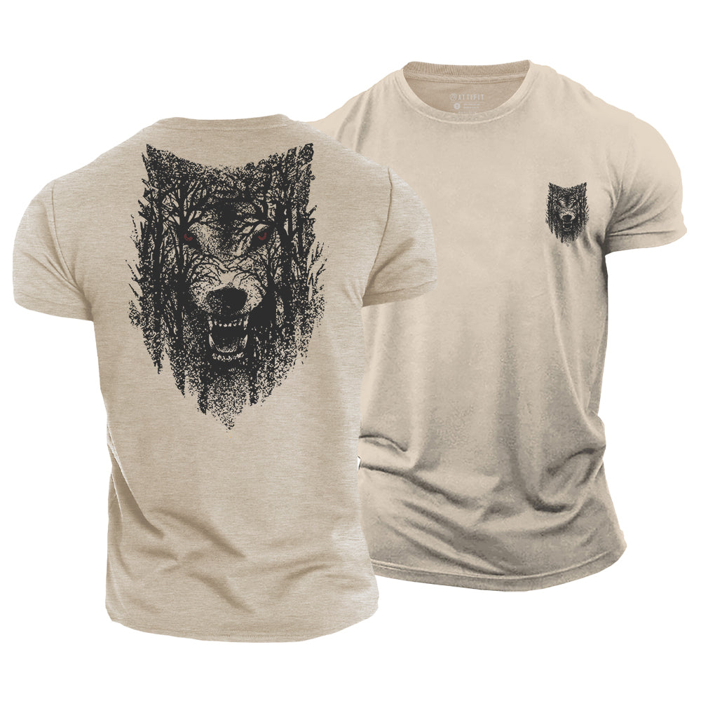 Spirit of the Wolf Cotton T-Shirt