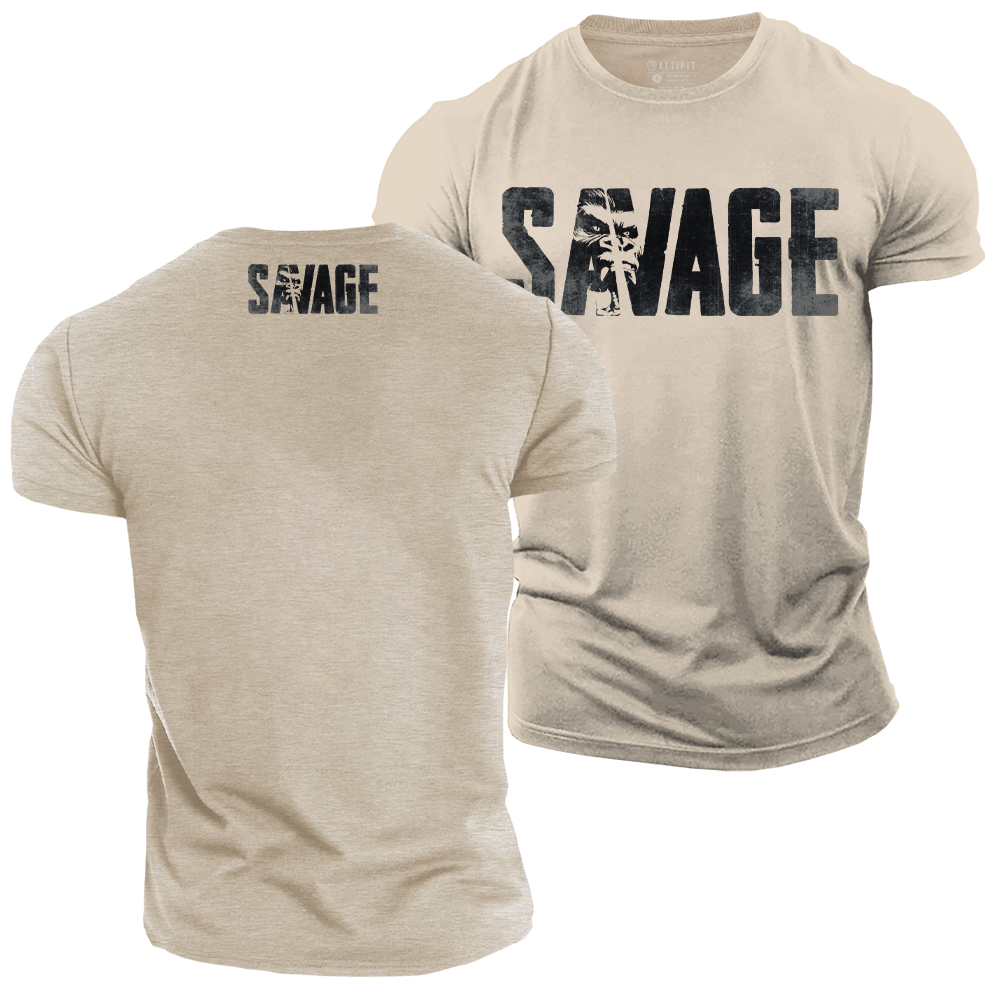 Savage Strength Cotton T-Shirt