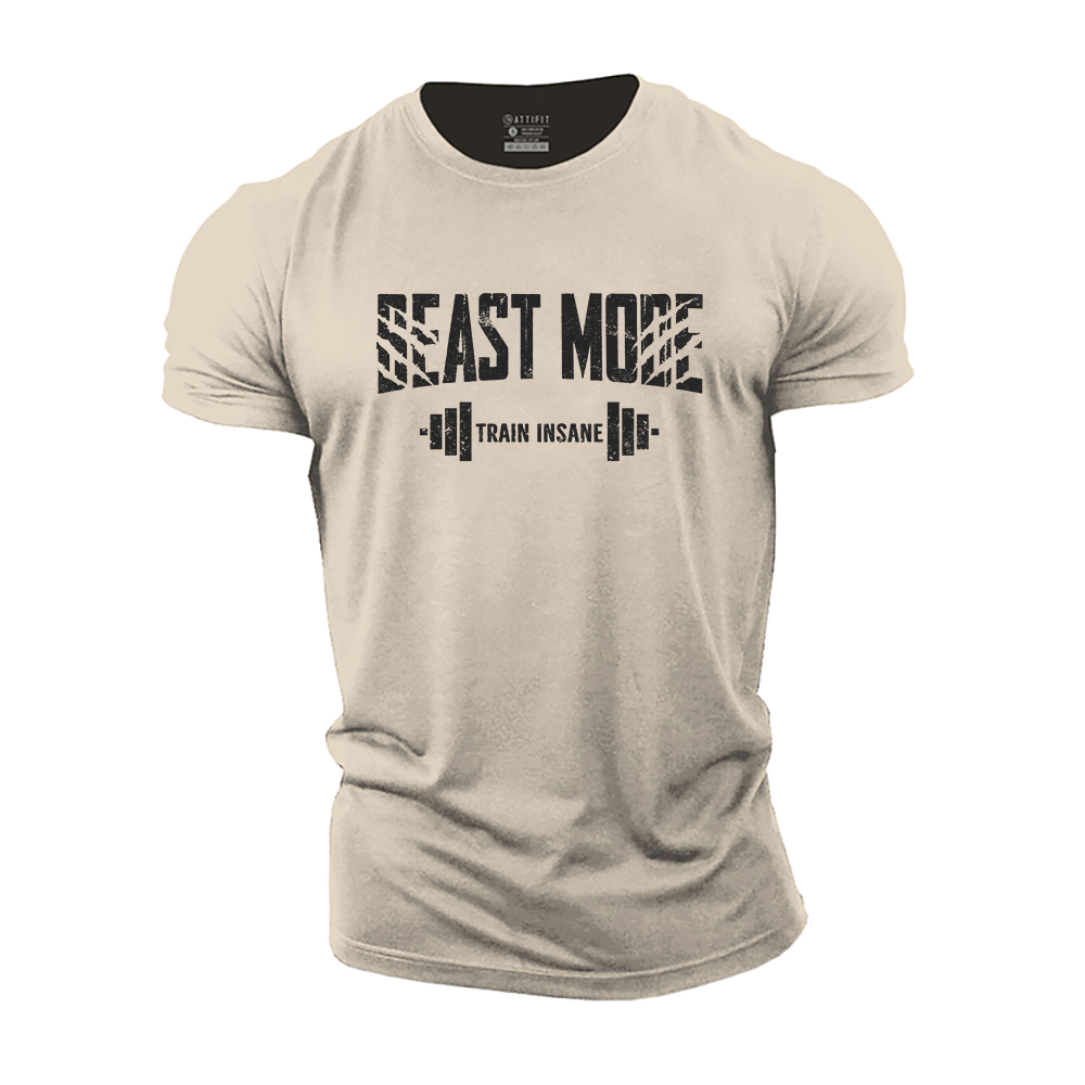 Beast Mode Train Insane Cotton T-Shirt