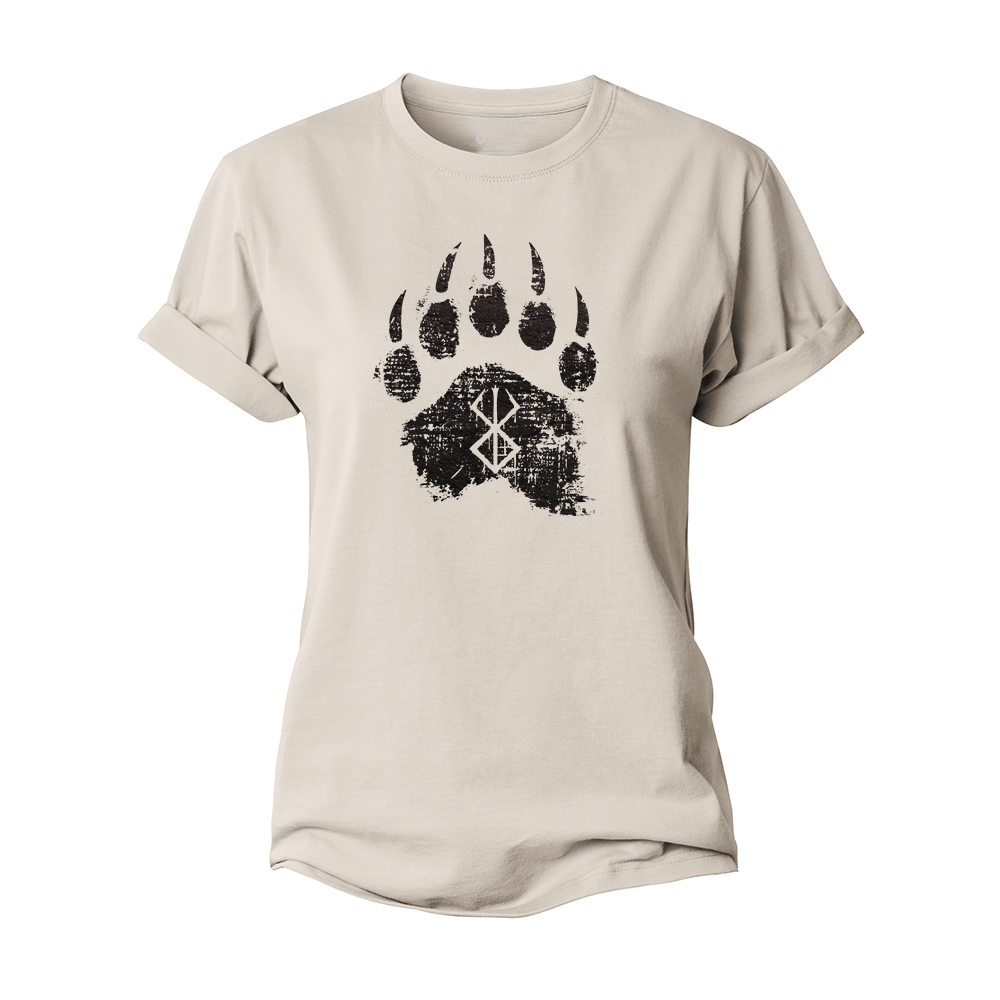 Bears Paw Rune Women's Cotton T-Shirt