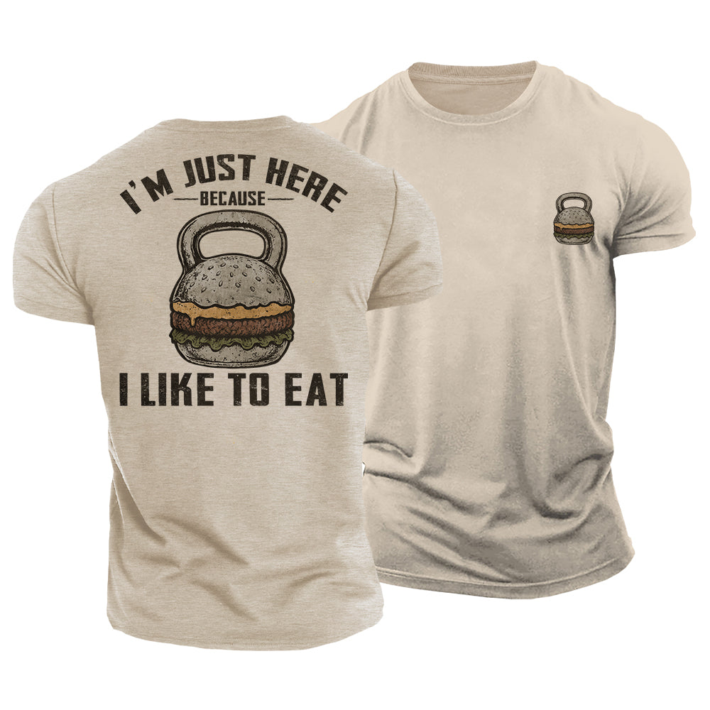 Lift to Eat Cotton T-Shirt