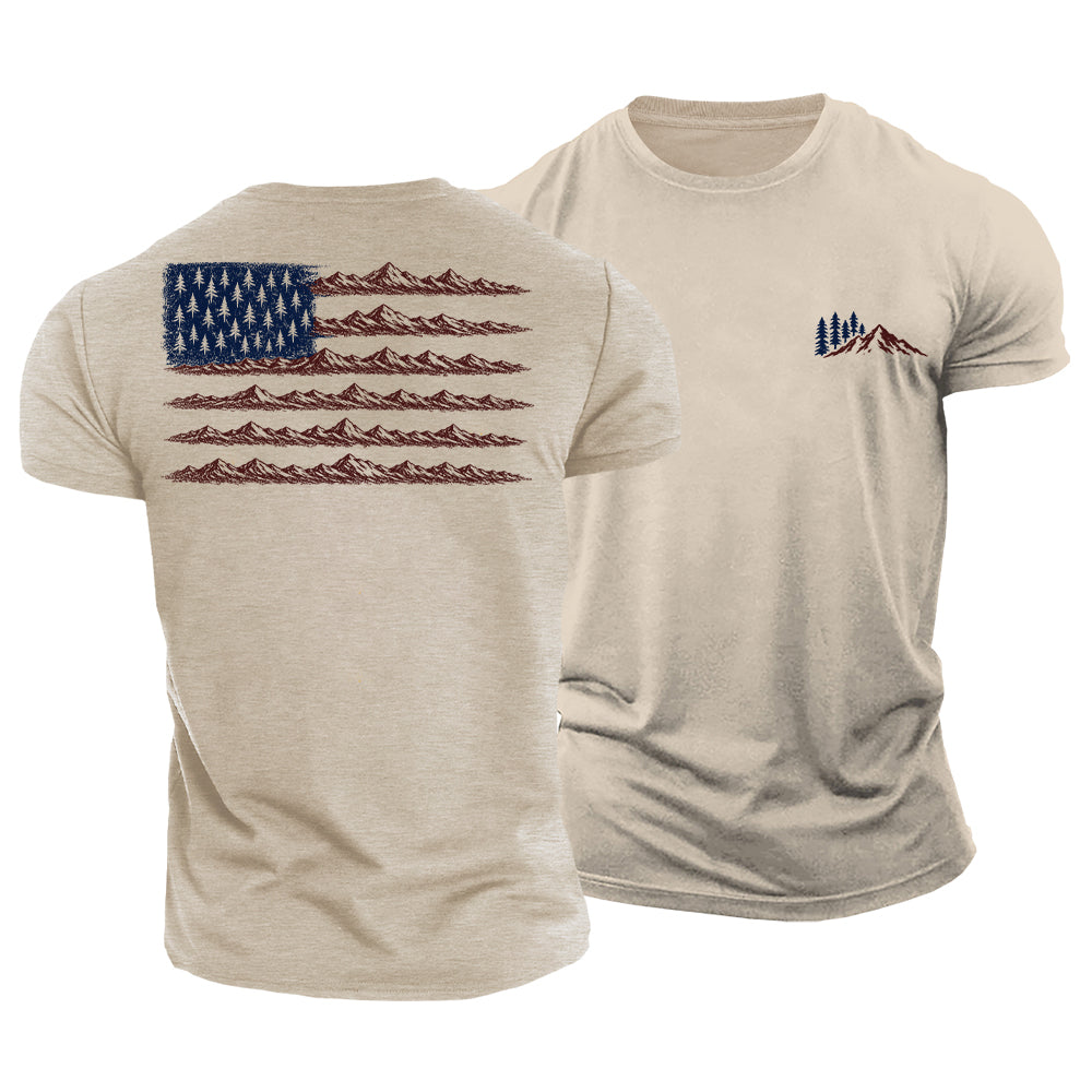 American Mountain Spirit Cotton T-Shirt