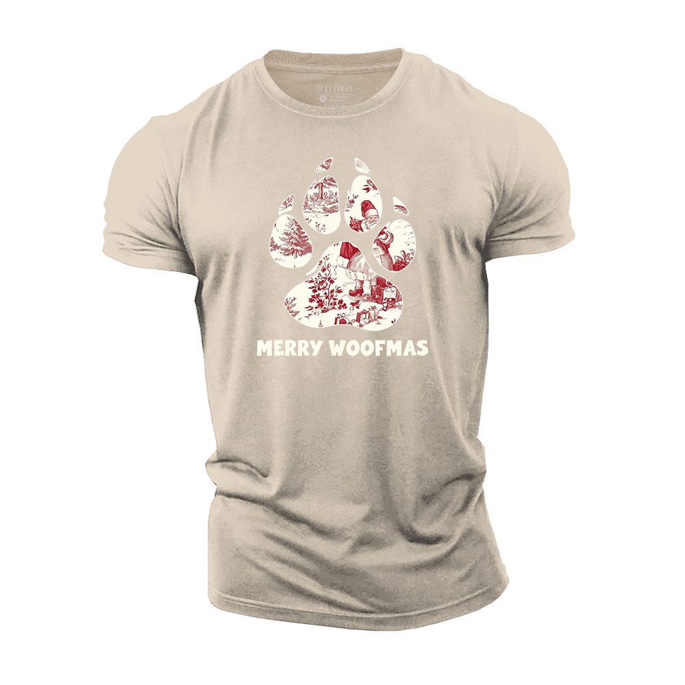 Merry Woofmas Cotton T-Shirt
