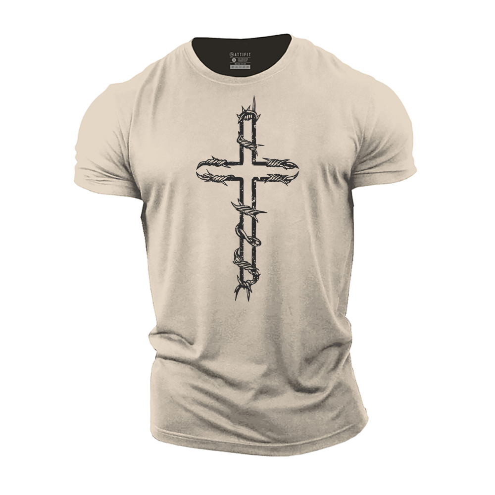 Cross of Thorns Cotton T-Shirt