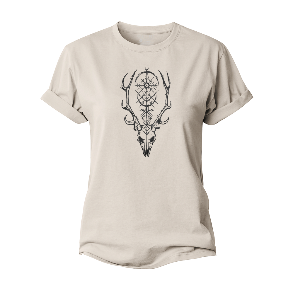Viking Elk Women's Cotton T-Shirt