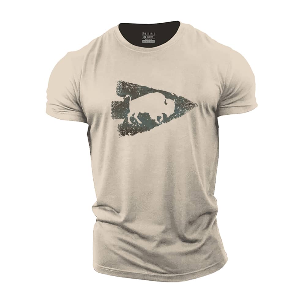 Buffalo Arrow Cotton T-Shirt
