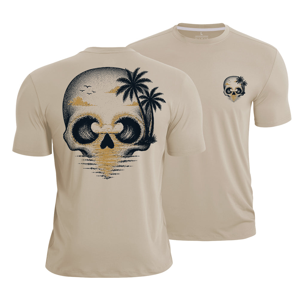Ocean Skull Escape Quick-Dry T-Shirt