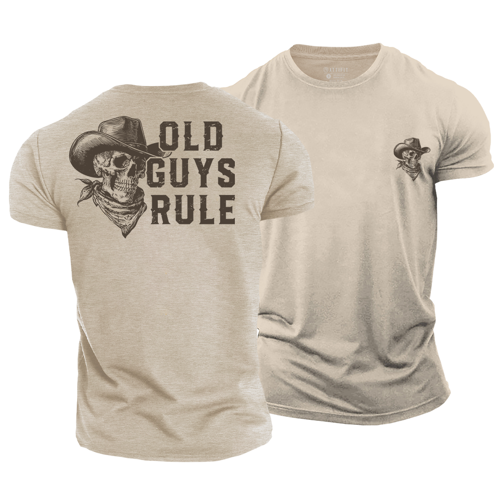 Old Guys Rule Cotton T-Shirt