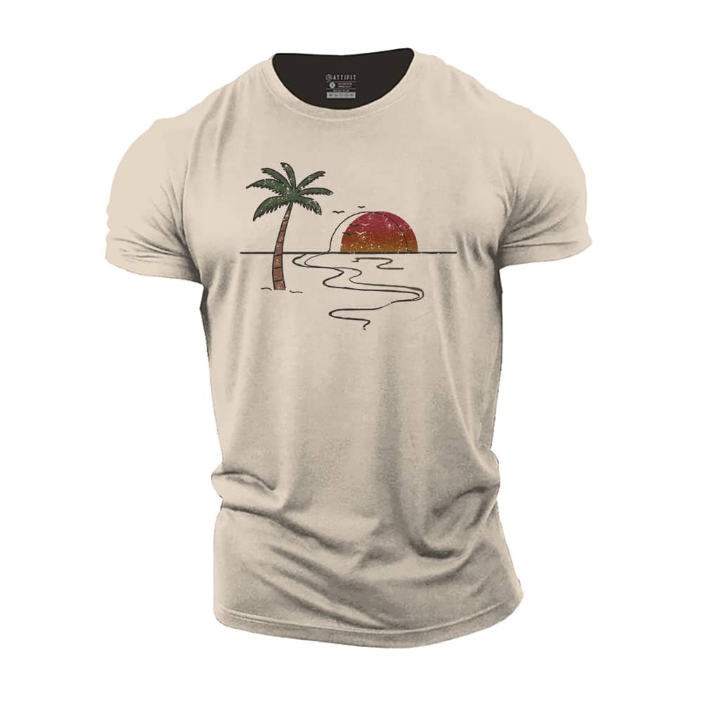 Sunset Drift Cotton T-Shirt