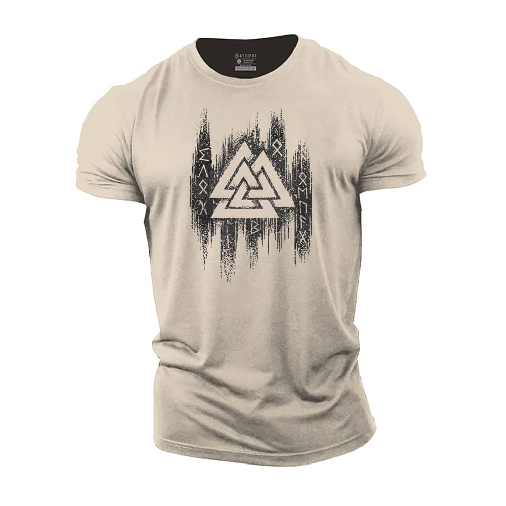 Viking Valknut Cotton T-Shirt