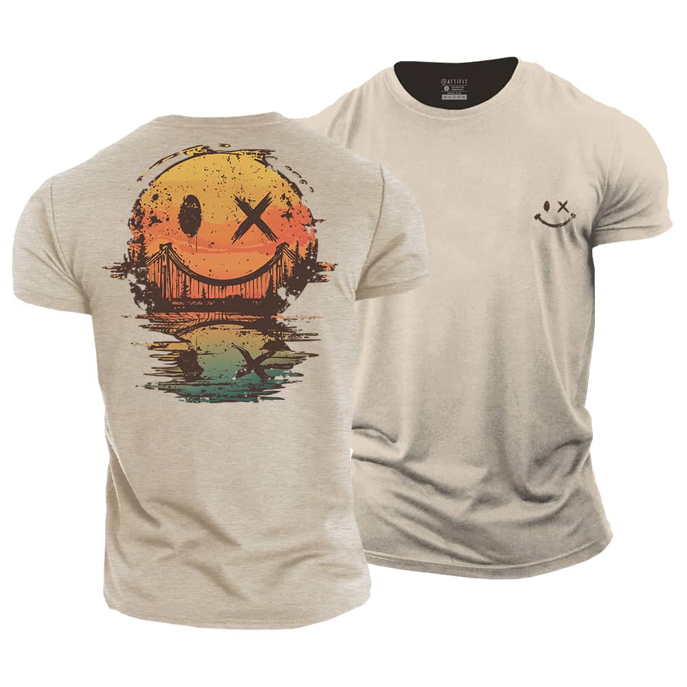 Smiley Lake Cotton T-Shirt
