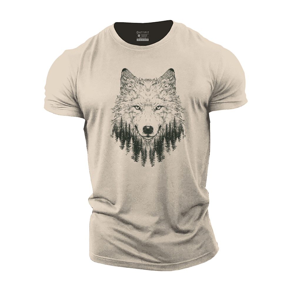 Timber Wolf Cotton T-Shirt