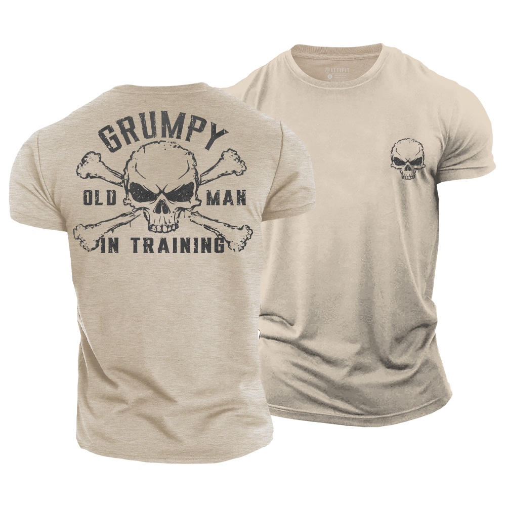 Grumpy Old Man in Training Cotton T-Shirt