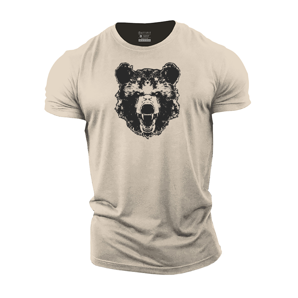 Brown Bear Cotton T-Shirt