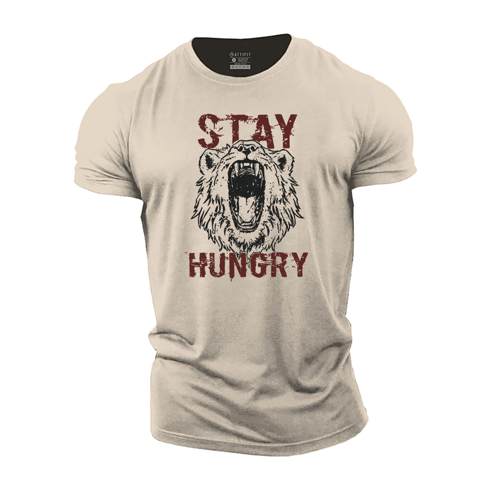 Stay Hungry Cotton T-Shirt