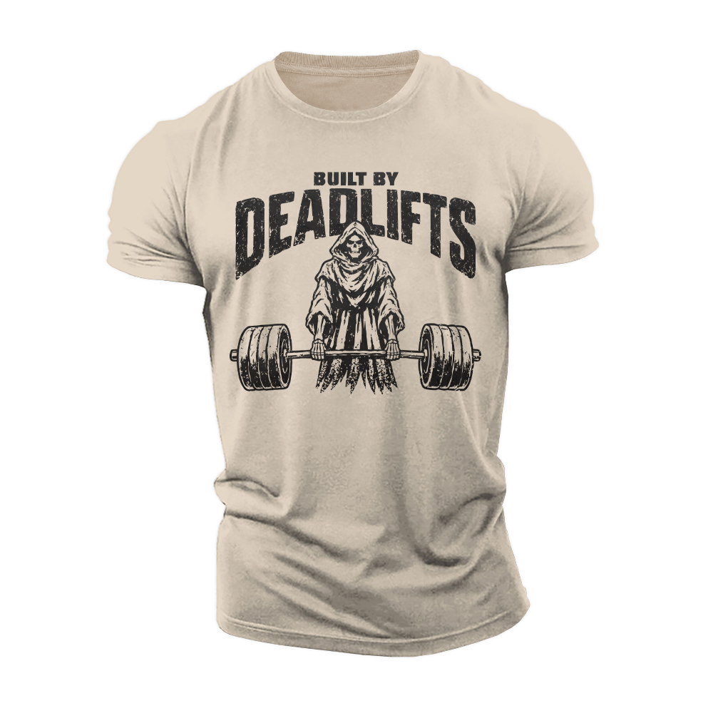 Built by Deadlifts Cotton T-Shirt