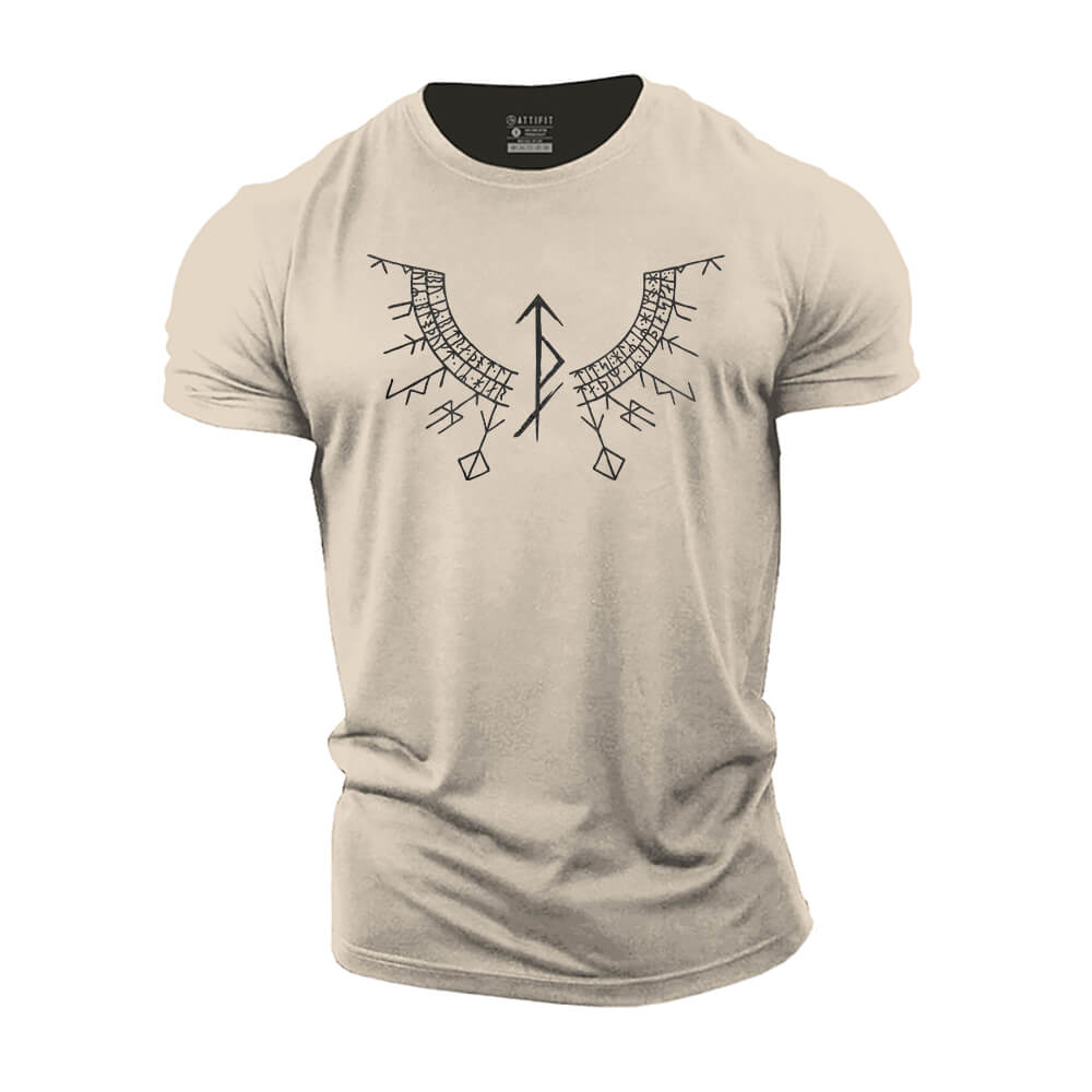Viking Strength Runes Cotton T-Shirt