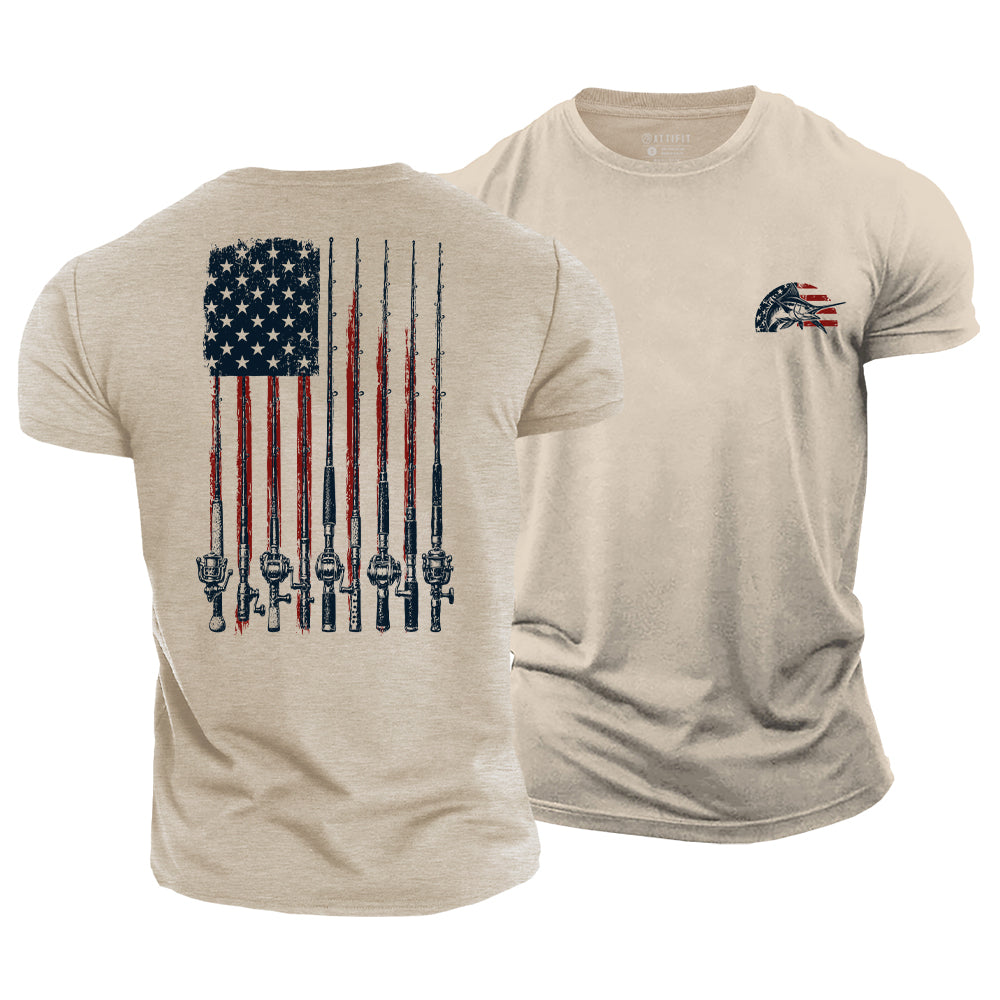 Working Man Flag Cotton T-Shirt