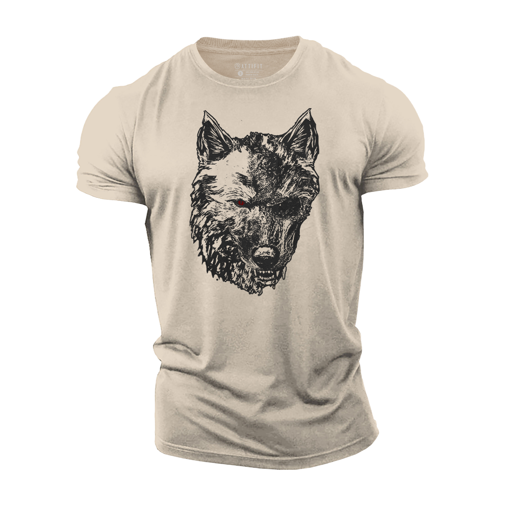 The Golden Wolf Cotton T-Shirt