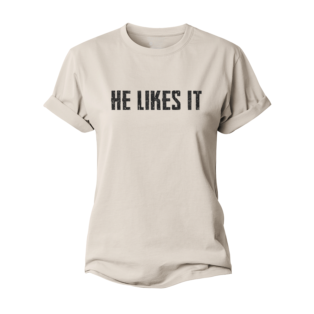 He Likes It Women's Cotton T-Shirt