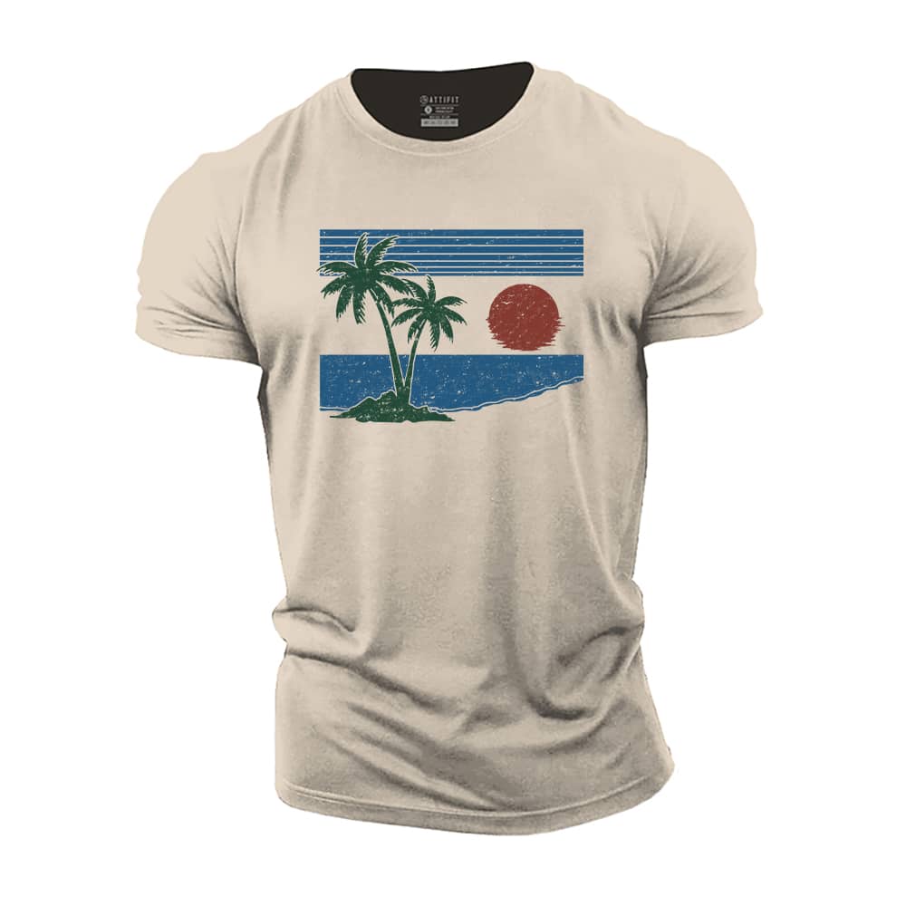 Coast Sunrise Cotton T-Shirt