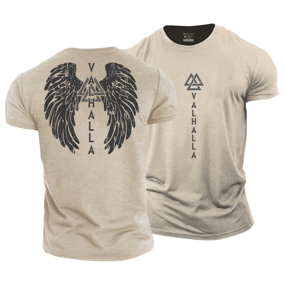 Valhalla Wing Cotton T-Shirt