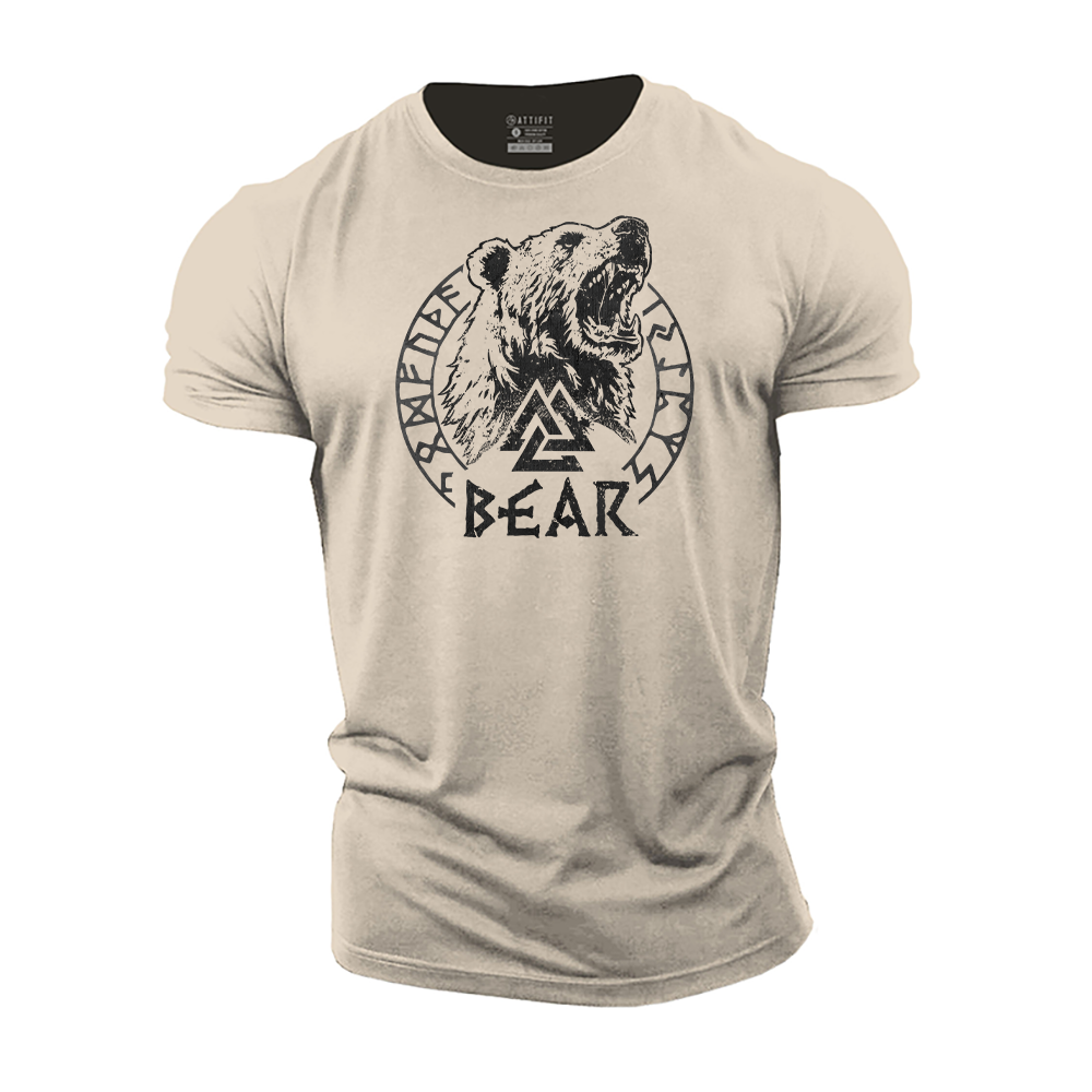 Viking Bear Cotton T-Shirt