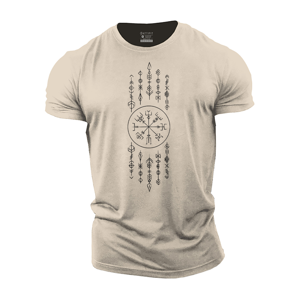Viking Compass Cotton T-Shirt