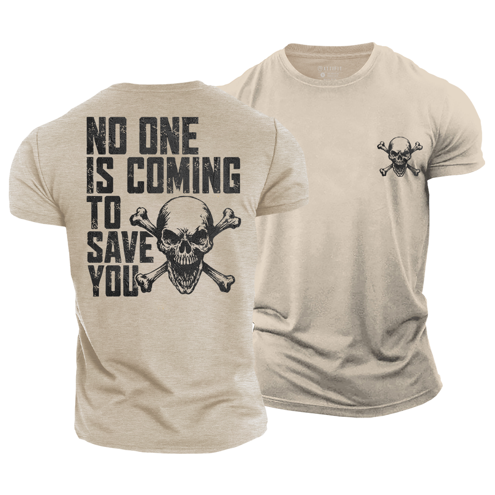 Save Yourself Skull Cotton T-Shirt