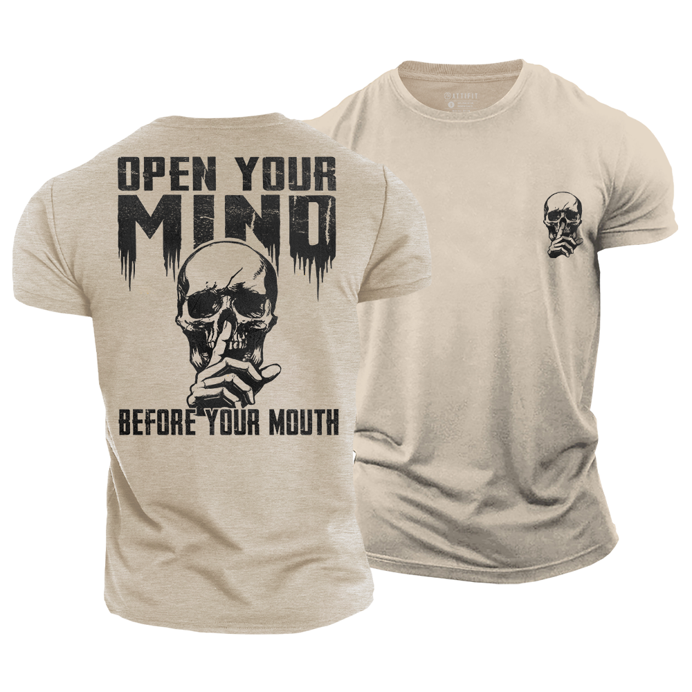 Mind Before Mouth Cotton T-Shirt