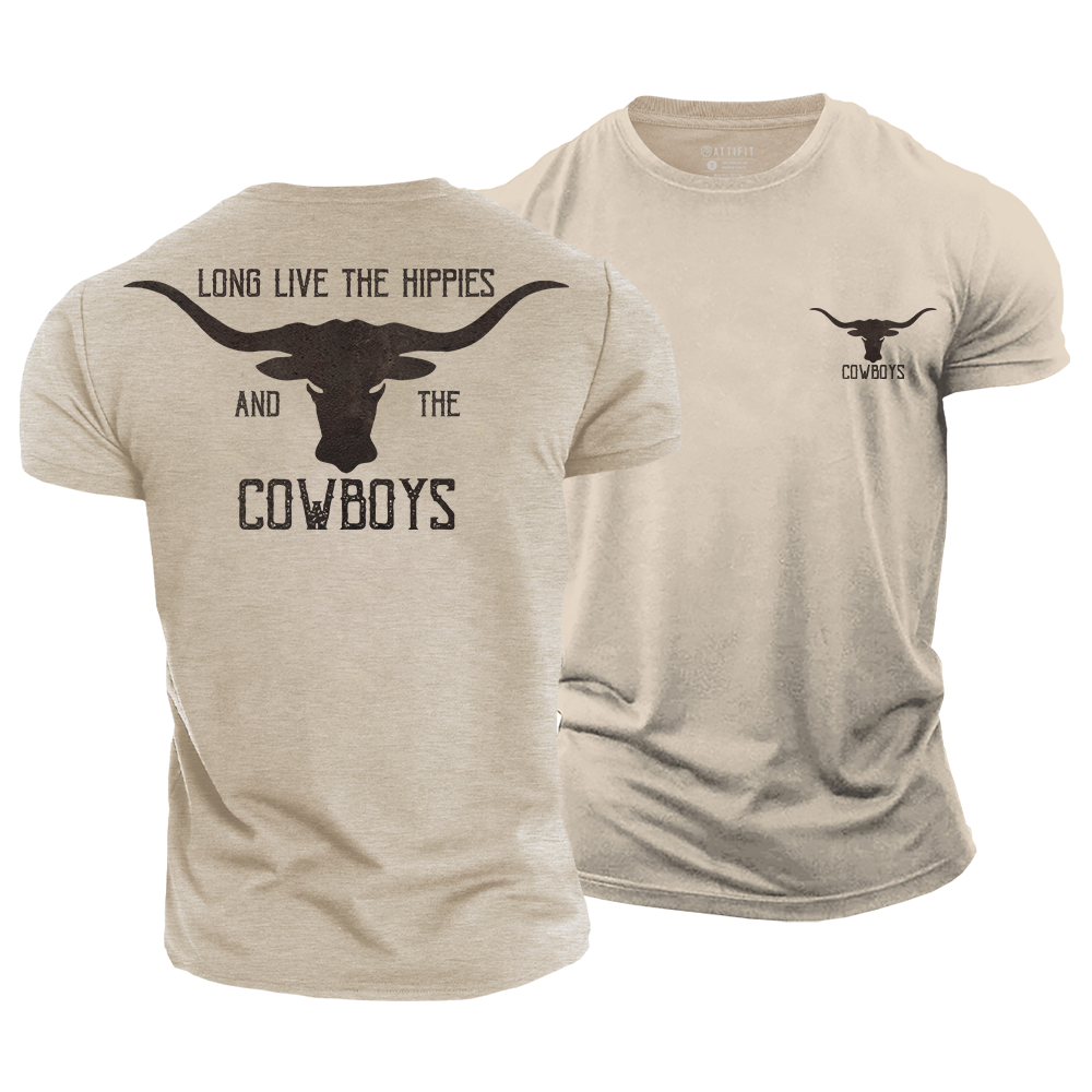 Hippies & Cowboys Cotton T-Shirt