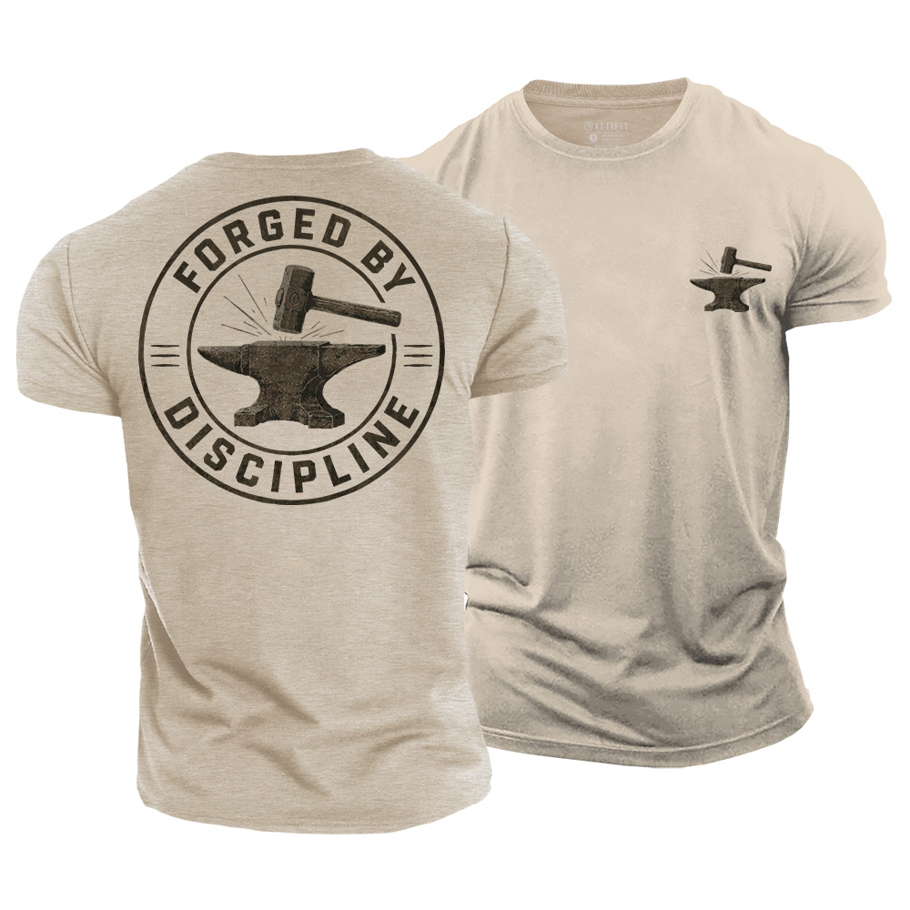Forged by Discipline Cotton T-Shirt