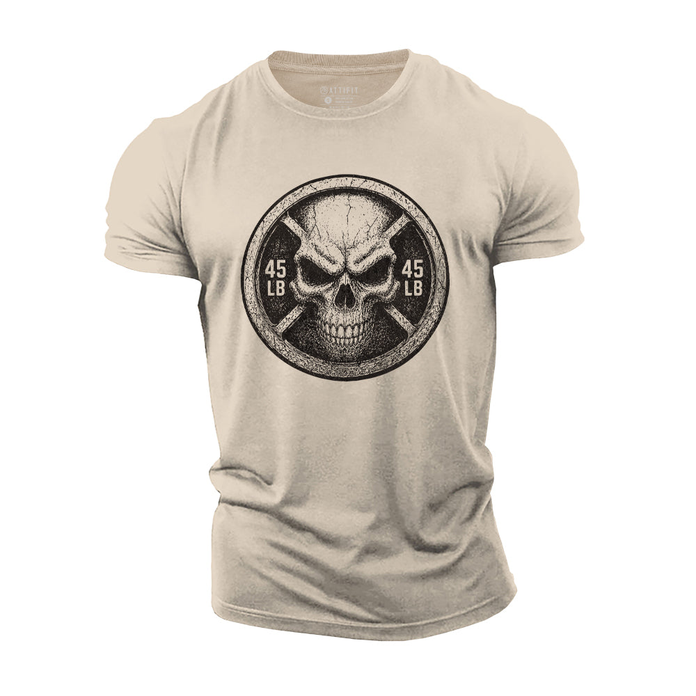 Skull Gym Cotton T-Shirt