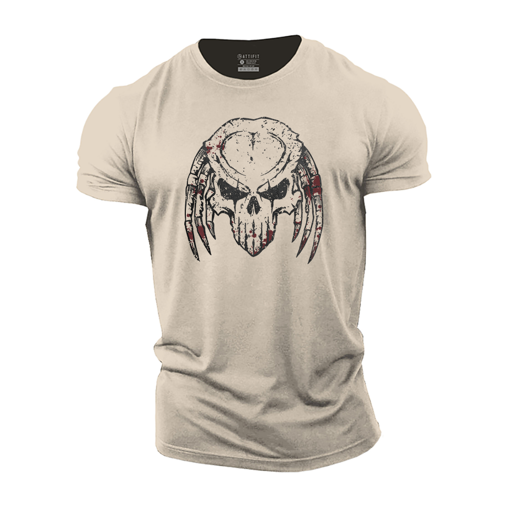 Skull Warrior Cotton T-Shirt