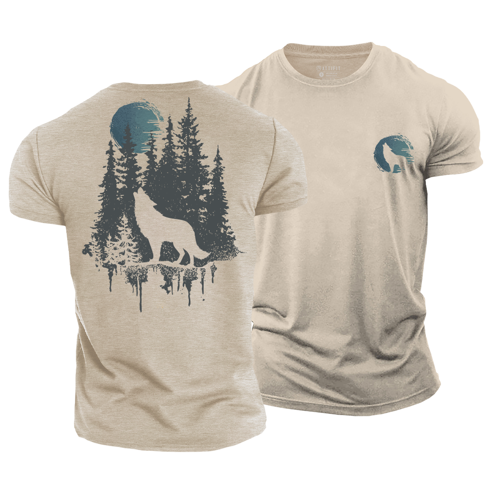 Lone Howl Cotton T-Shirt