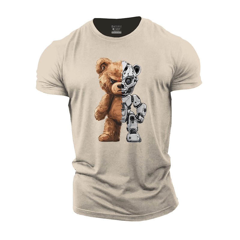 Mechanical Bear Cotton T-Shirt