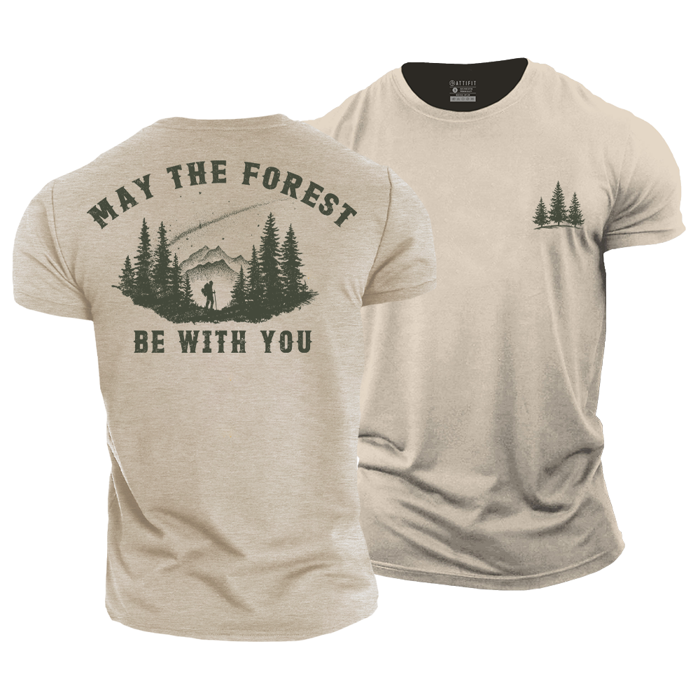 May the Forest Be with You Cotton T-Shirt