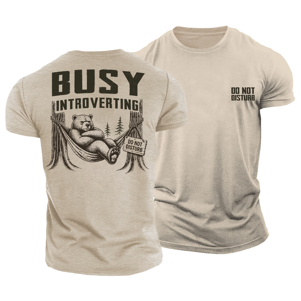 Do Not Disturb Bear Cotton T-Shirt