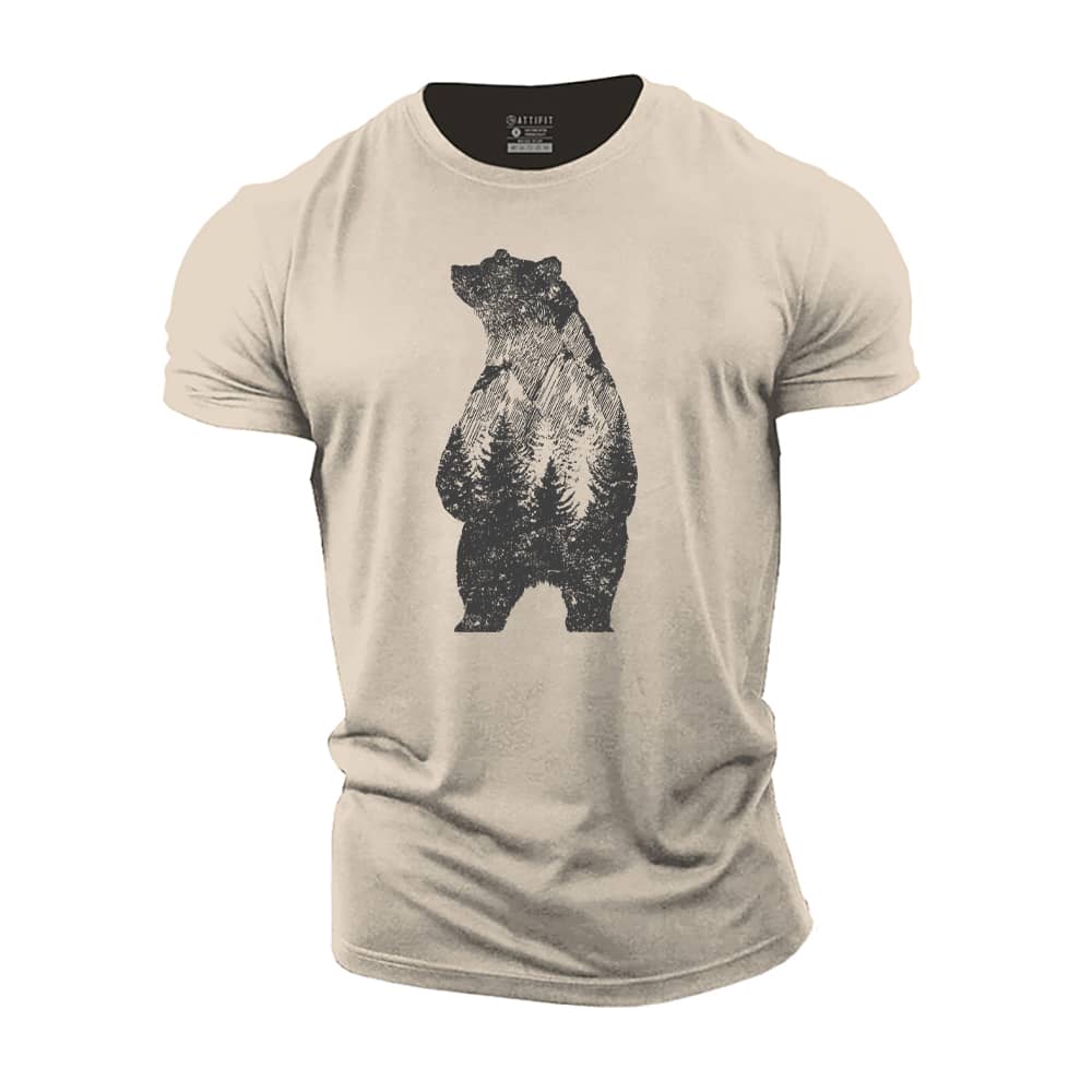 Forest Bear Cotton T-Shirt