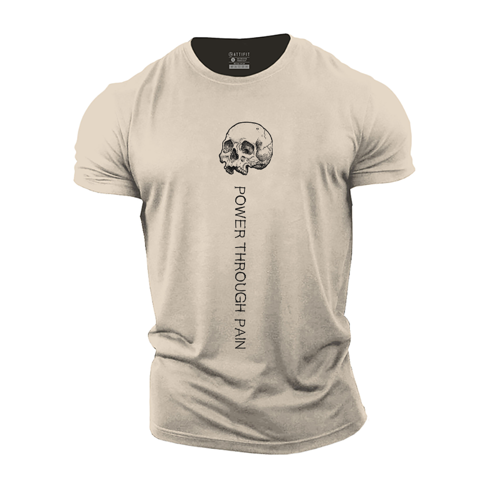 Power Through Pain Cotton T-Shirt