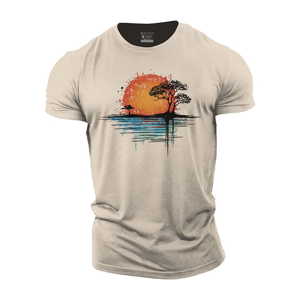 Twilight Reflections Cotton T-Shirt