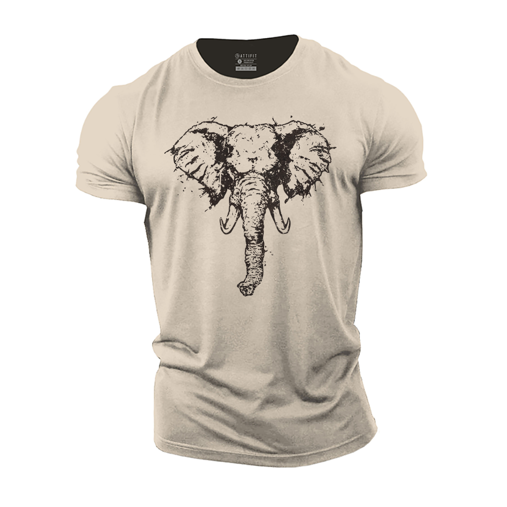 Elephant Cotton T-Shirt