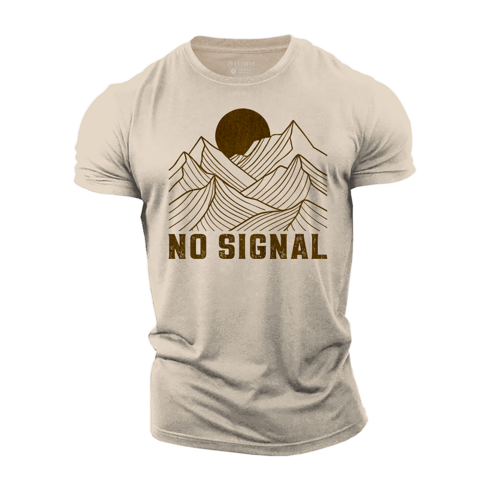 Sun over Silence Cotton T-Shirt