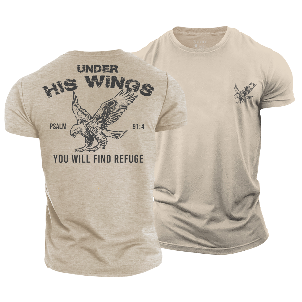 Under His Wings Cotton T-Shirt