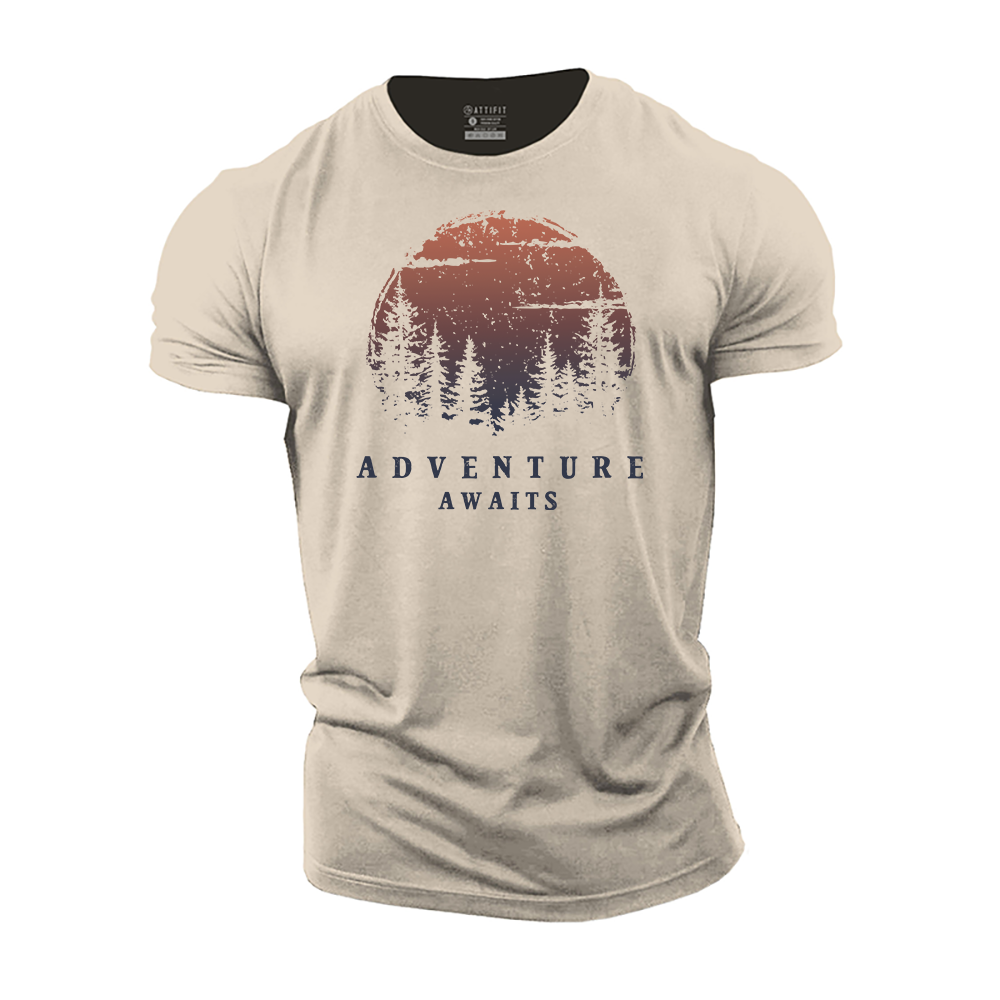 Adventure Awaits Cotton T-Shirt